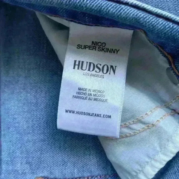Hudson Nico Super Skinny Jeans.  Size 30. - Picture 5 of 7